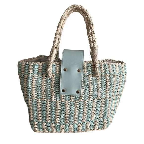 Btb Los Angeles Straw Tote - Picture 3 of 10